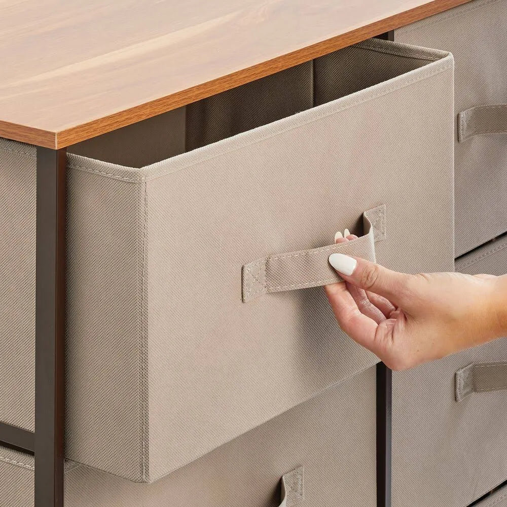 8 Drawer Coffee Espresso Vertical Dresser Storage Tower P63483