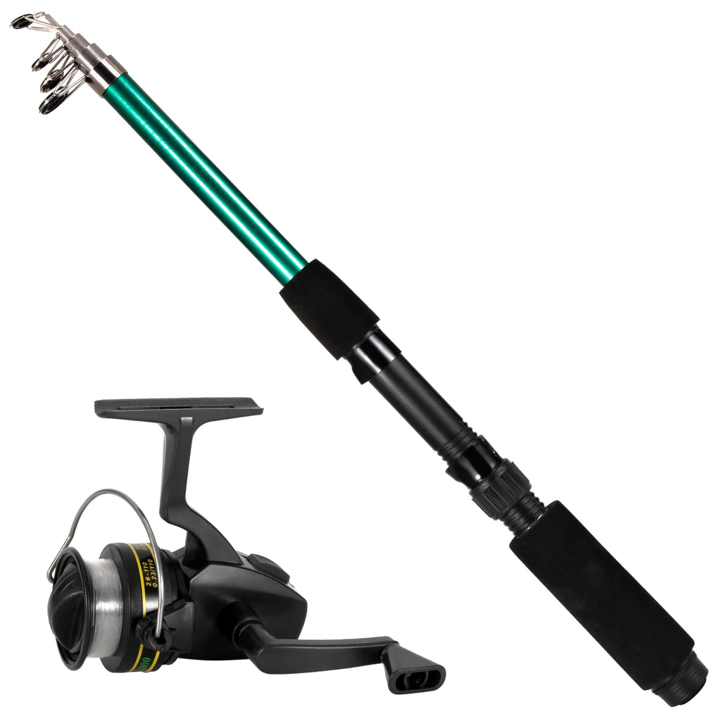 Telescopic Pole Rod With Reel Set P171