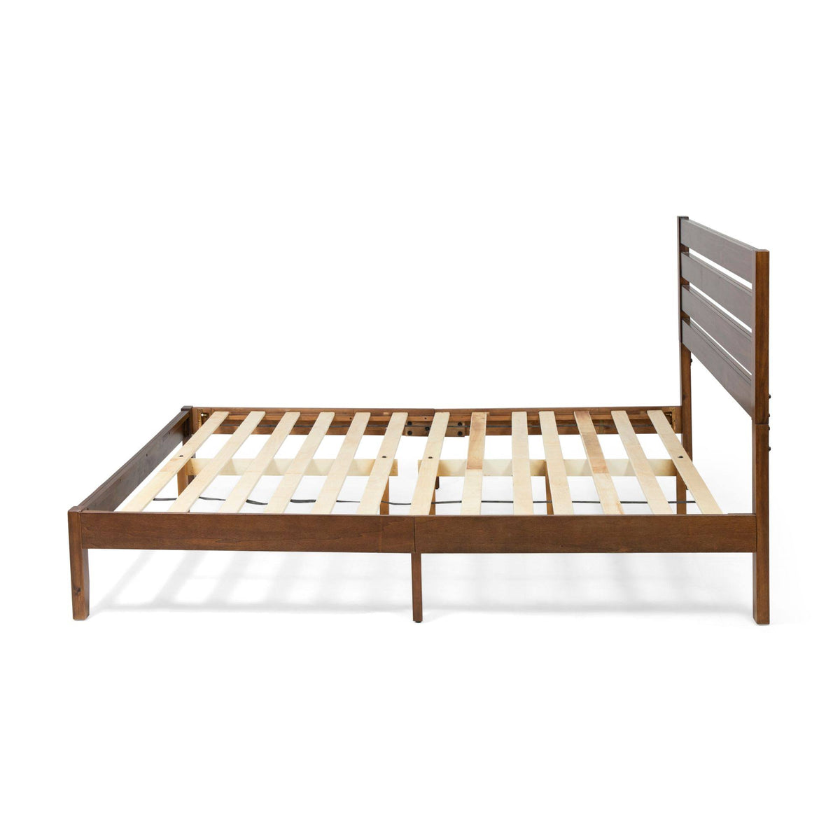 Queen Size Brown Bed Frame P1595