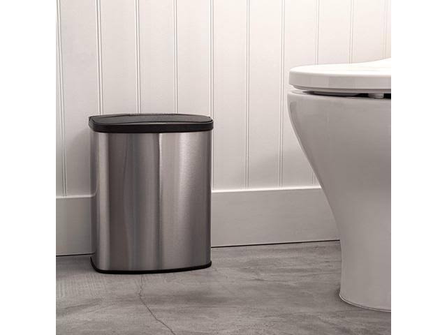 2.1 Gallon Stainless Steel Trash Can W12665