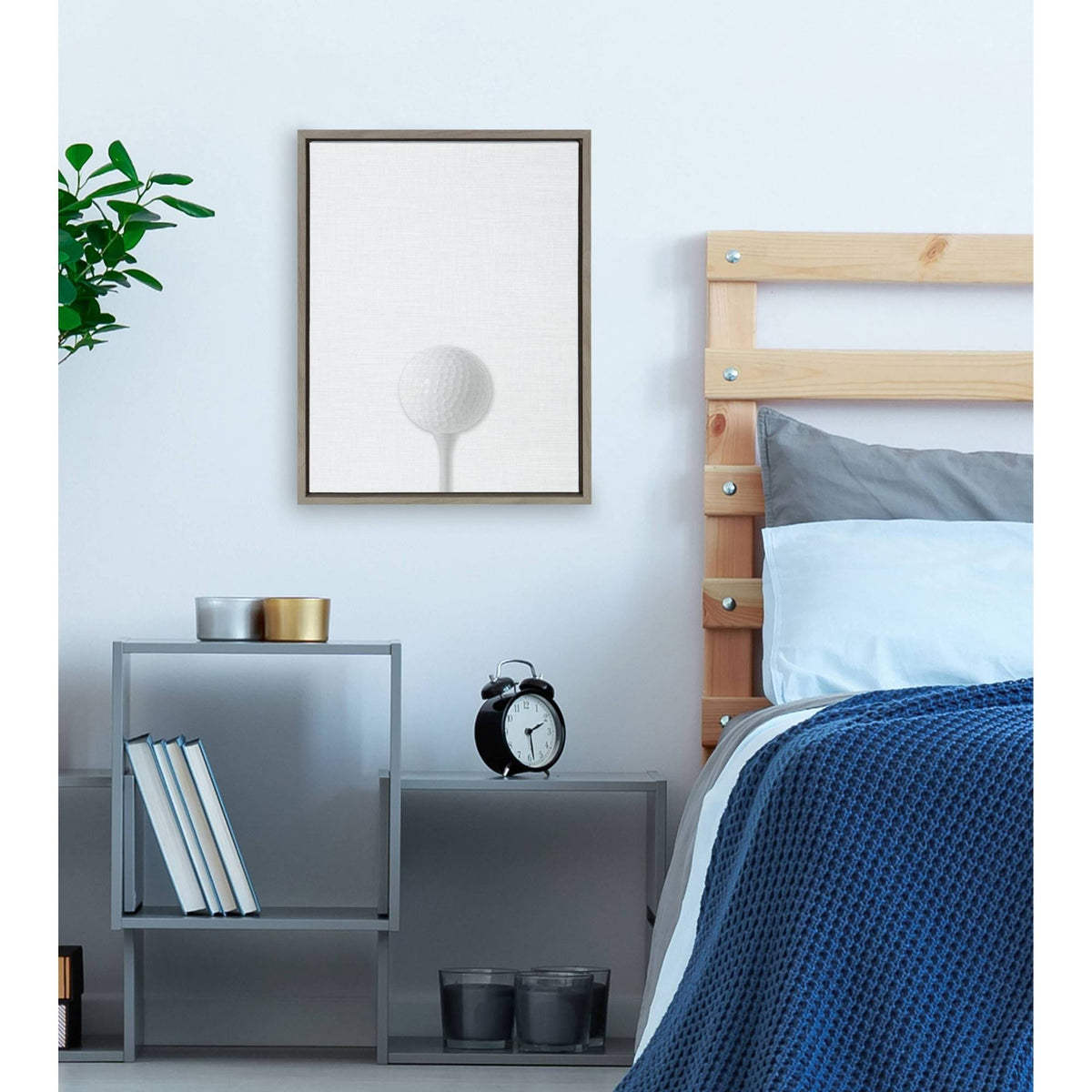 Gray Framed Canvas O906712