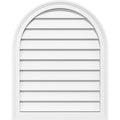 Round Top Surface Mount PVC Gable Vent with Brickmoul Z6326