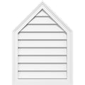 Peaked Top Surface Mount PVC Gable Vent C7673