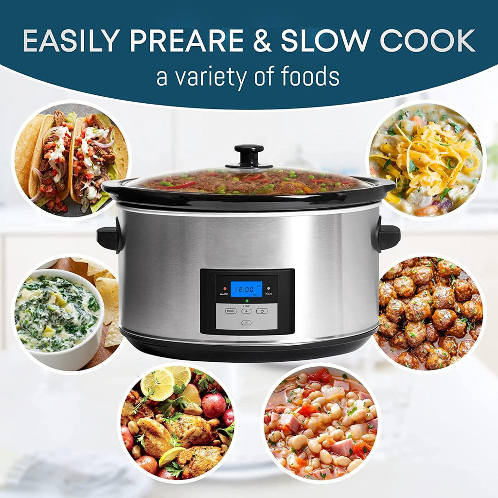 8.5 Quart Programmable Electric Slow Cooker J415