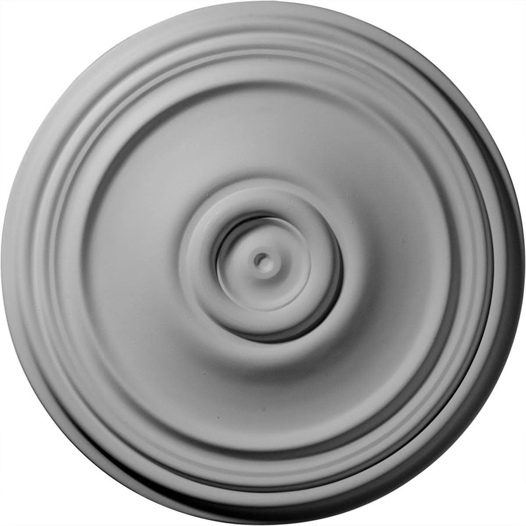 21 inch x 1 1/4 inch Hand-Painted Smokey Topaz Orange Ceiling Medallion K331499