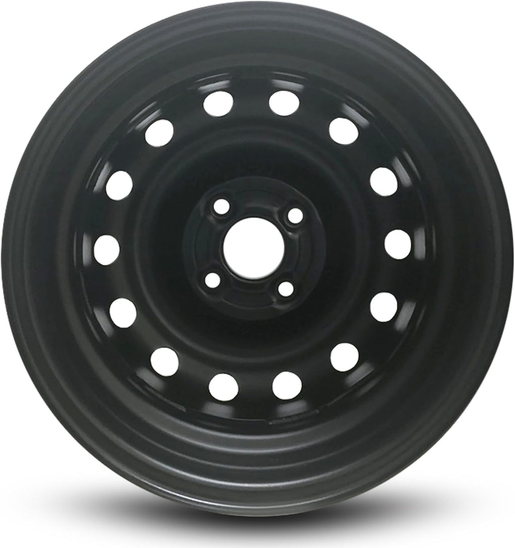 14 Inch 4 Lug Black Steel Rim T381