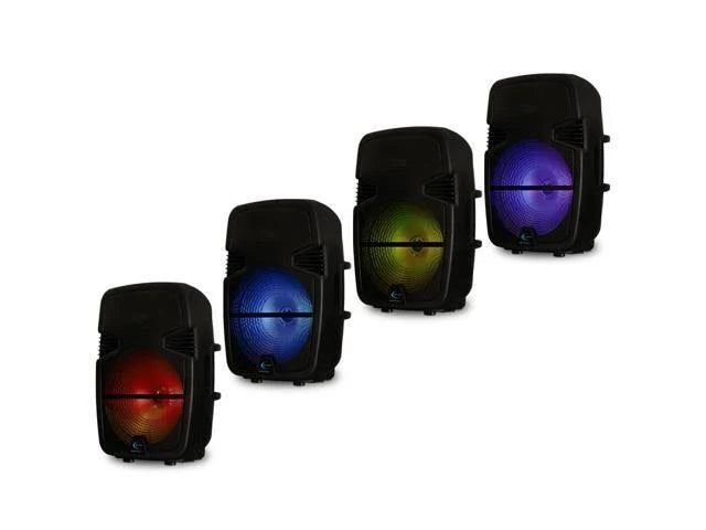 Rechargeable Wireless Loudspeaker Package with Tripod, Microphone, and Cable N694