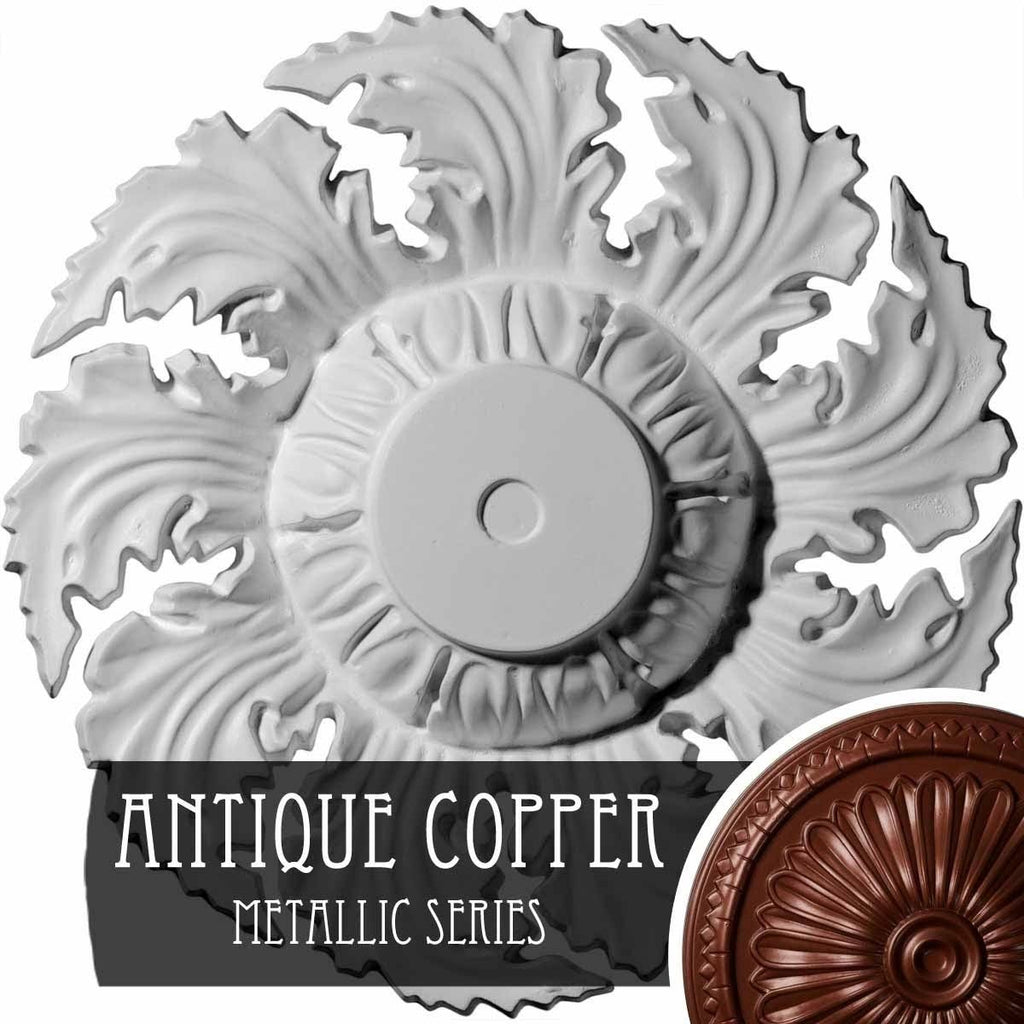 Hand-Painted Silver Ceiling Medallion B322254