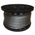 1/4 inch Stainless Steel Aircraft Cable Wire Rope 7x19 Type 316 (100 Feet) B8302