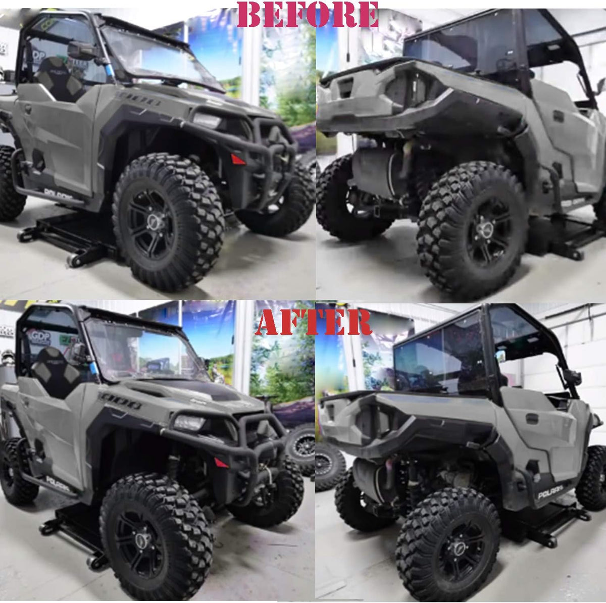3" Front & 3" Rear Lift Kit for Polaris Ranger Full UTV Pack of 2 A44217
