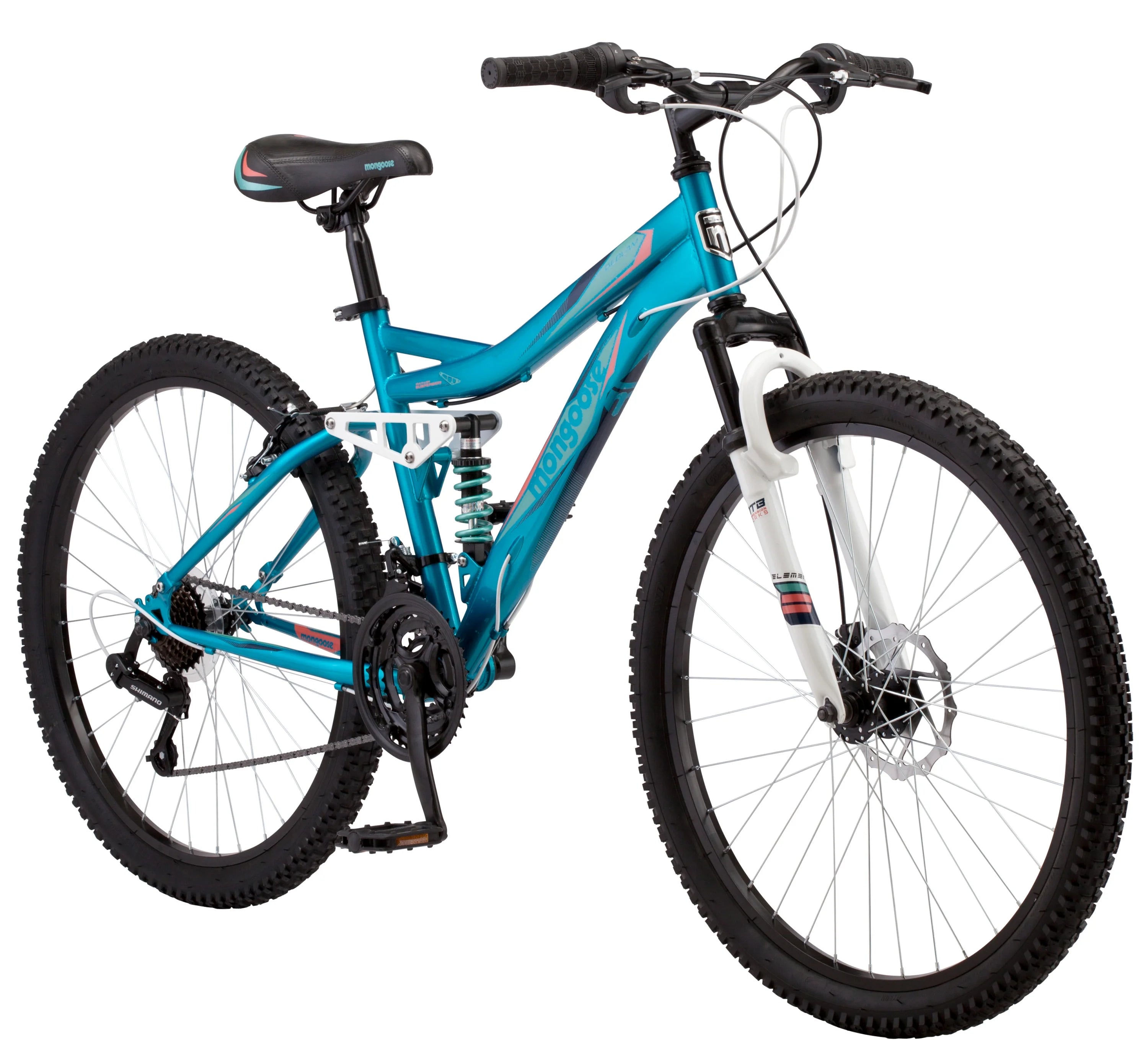 Teal Full-Suspension Mountain Bike R8096