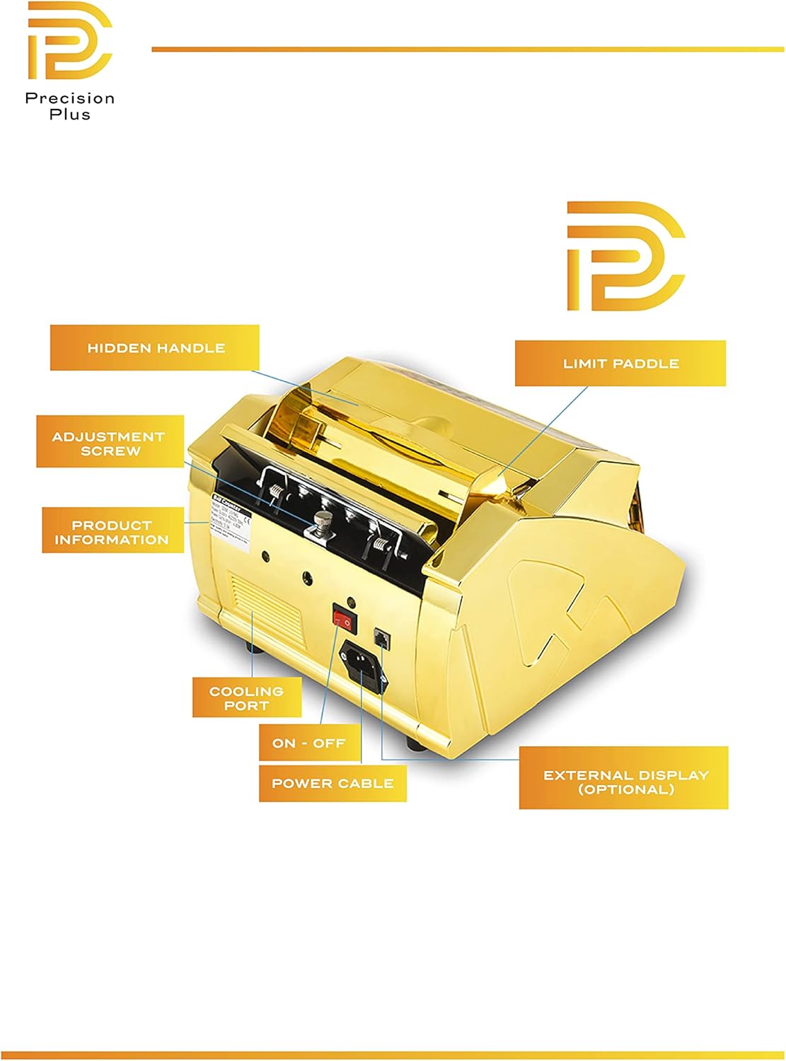 Gold Money Counter Machine with Counterfeit Detection L7111