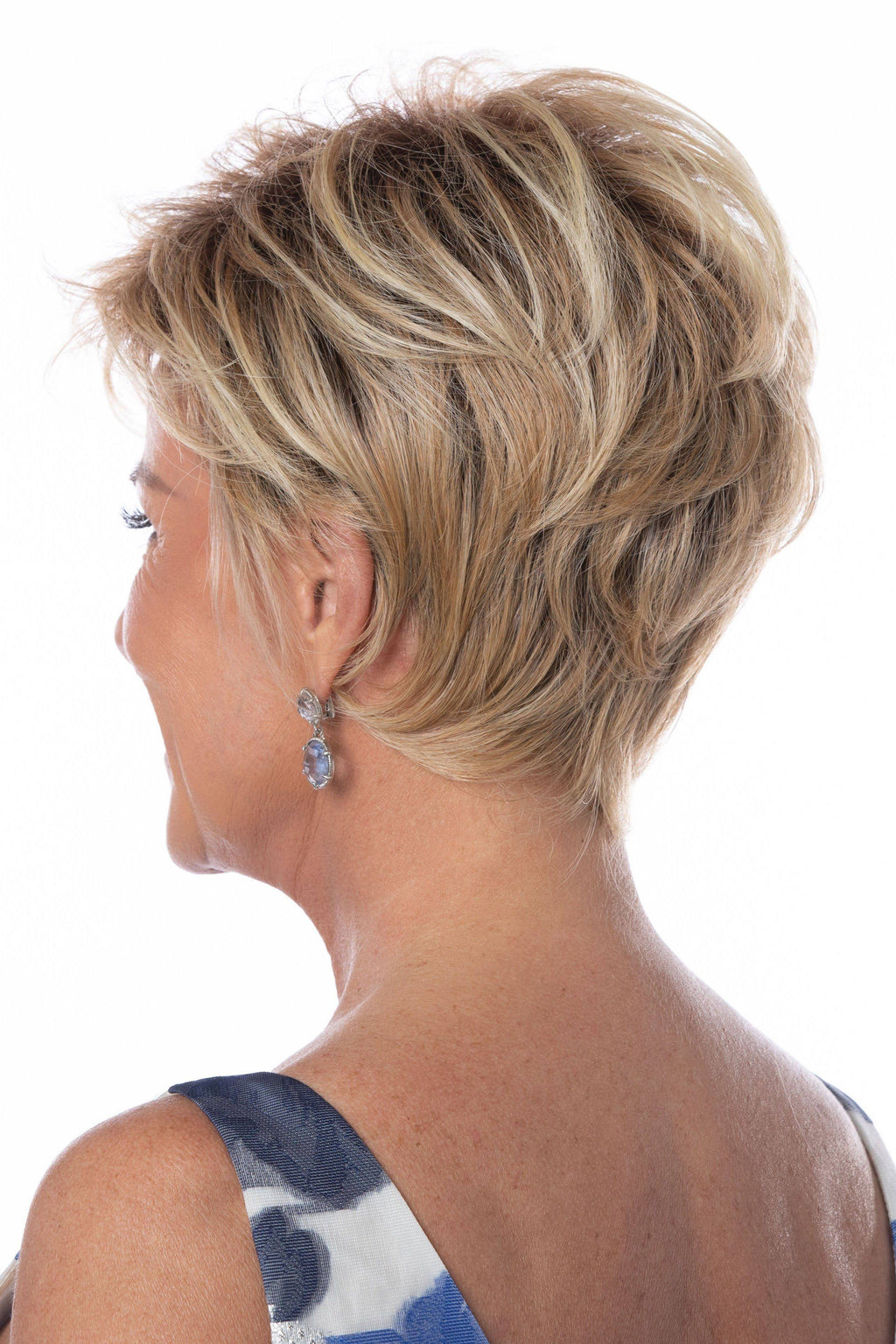 Medium Brown Synthetic Wig B601201