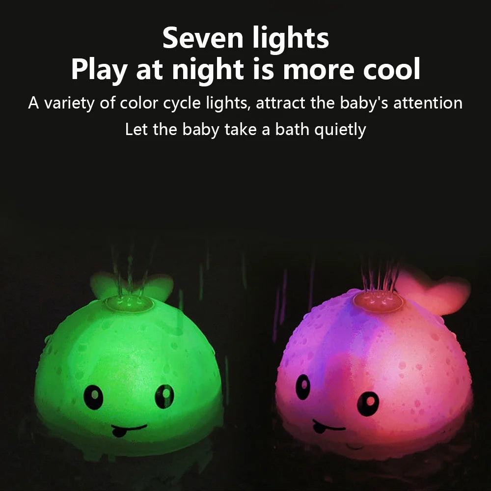 White Whale Bath Toy with LED Light S41315