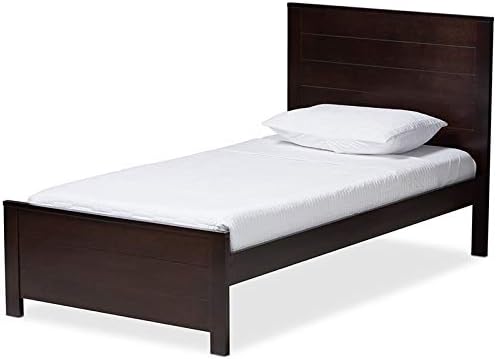 Twin Platform Bed in Espresso R756