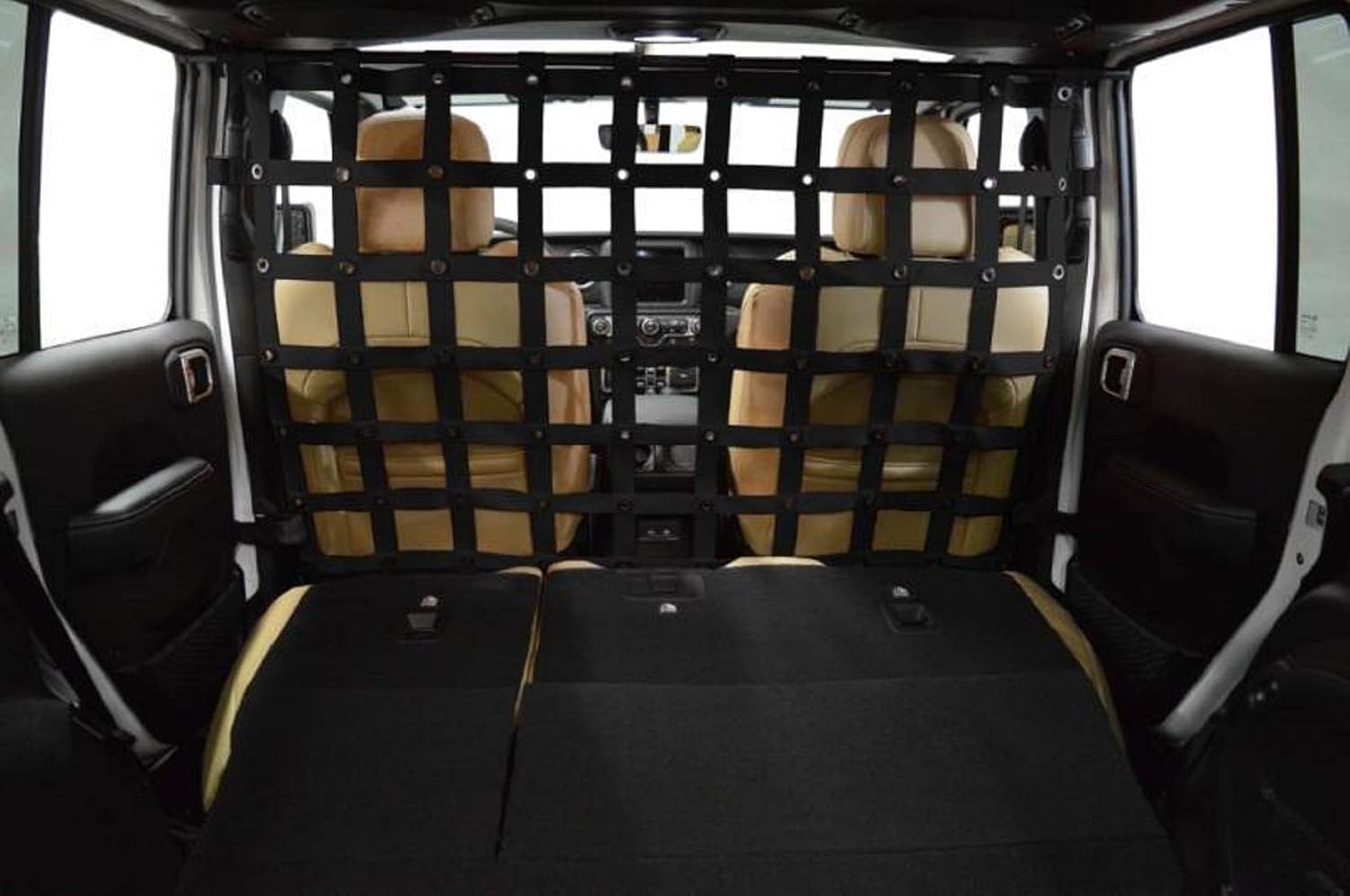 Black Pet Cargo Divider for Jeep Wrangler JL Unlimited 4 Door P41888