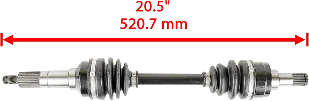 Front Left and Right Cv Joint Axles for Yamaha Kodiak 400 4Wd H887878