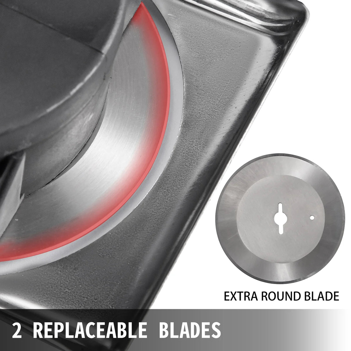 Cordless Stainless Commercial Gyro Cutter with 2 Blades J808