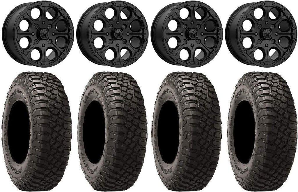 9 Items: 14 Wheels Black 30 BFG KM3 Tires V5364