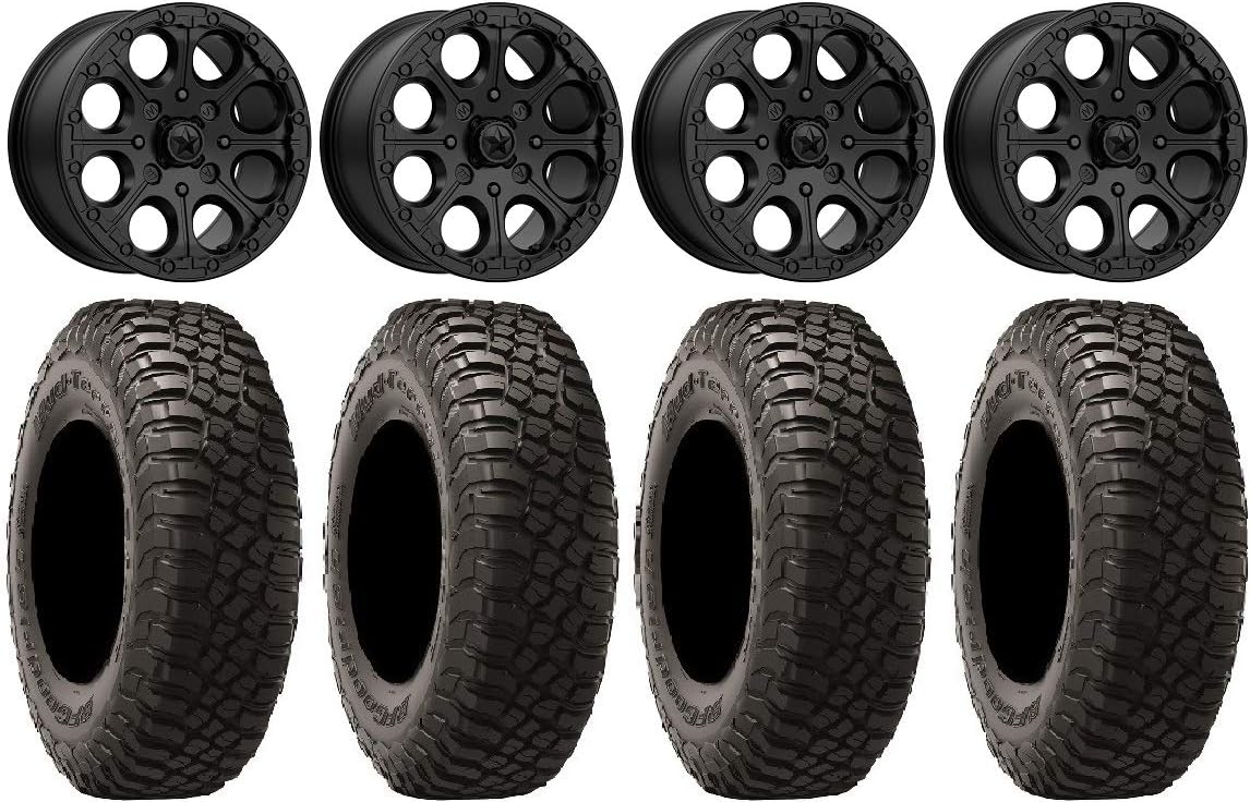 9 Items: 14 Wheels Black 30 BFG KM3 Tires V5364
