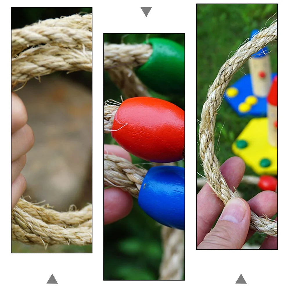 Wooden Ring Toss Game Toys T933315