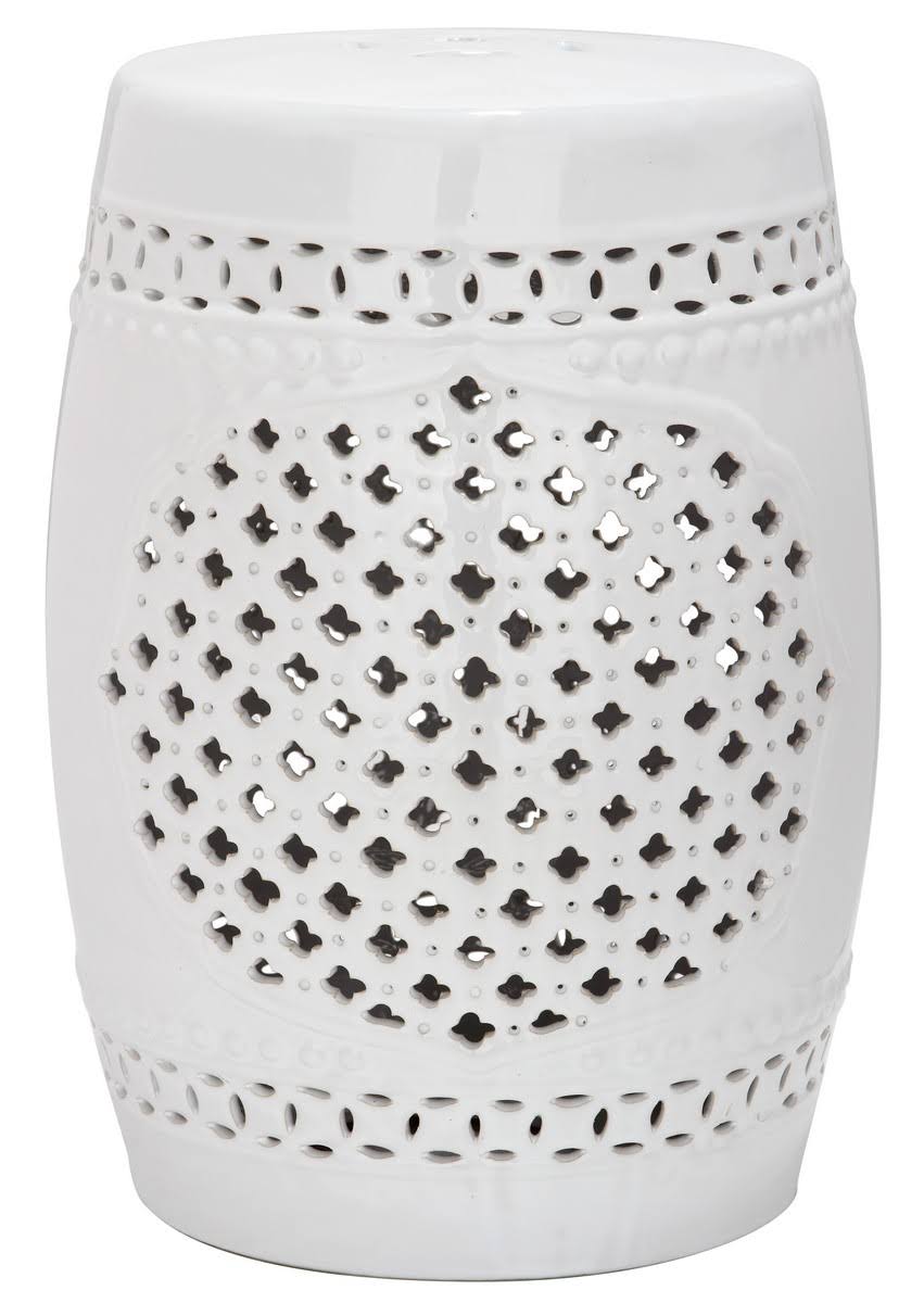 White Garden Stool M149937