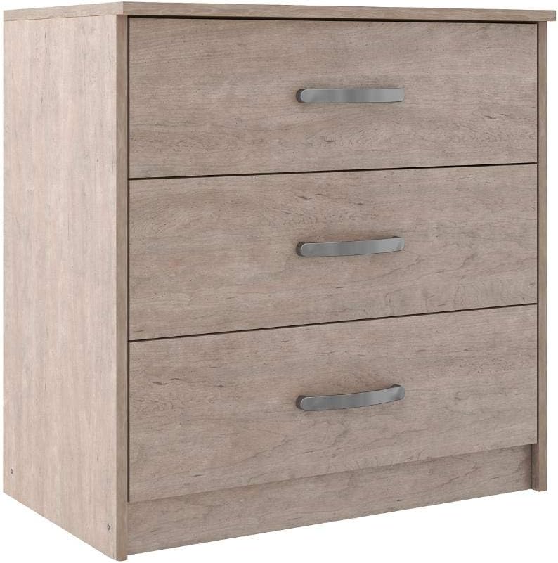 3 Drawer Grayish Brown Chest of Drawers K55073