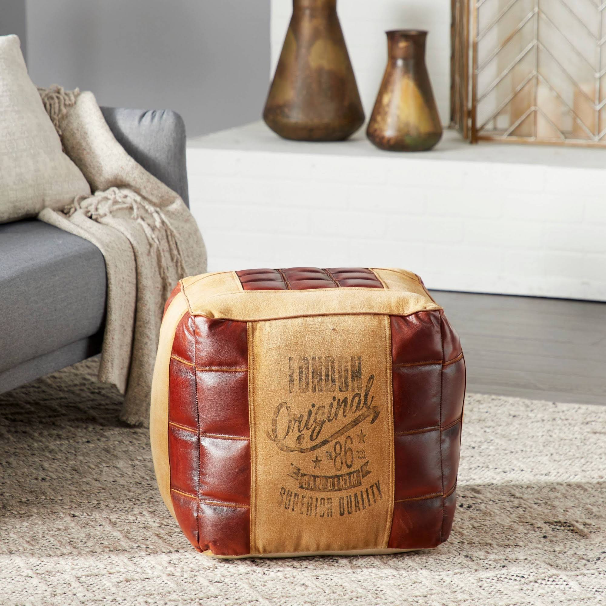 Rustic Pouf M786132