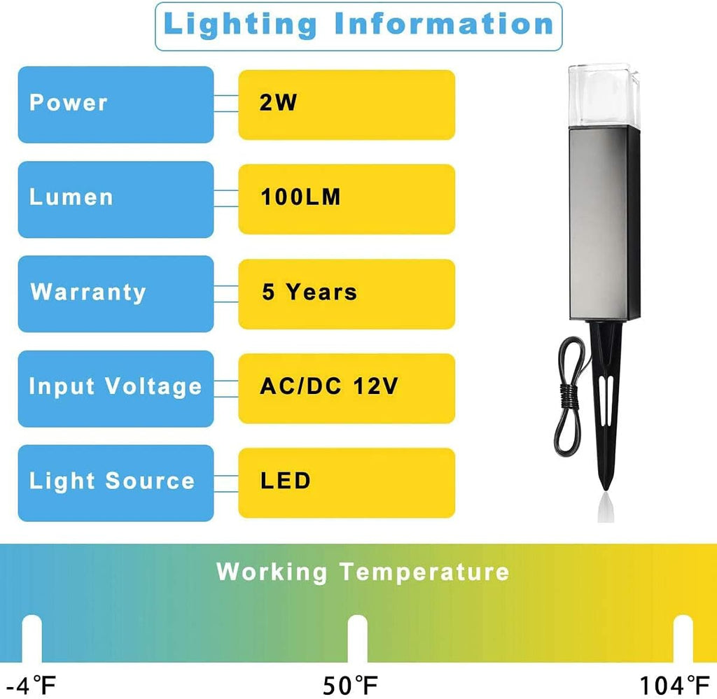 3W 12V Low Voltage Warm Light, 4-Pack W700403