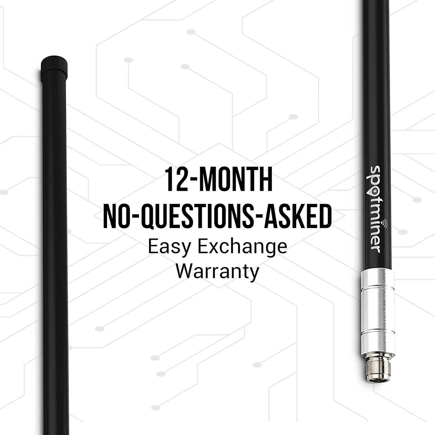 2 Pack 8 DBI Antenna with Low Loss 400 Coaxial Cable U384