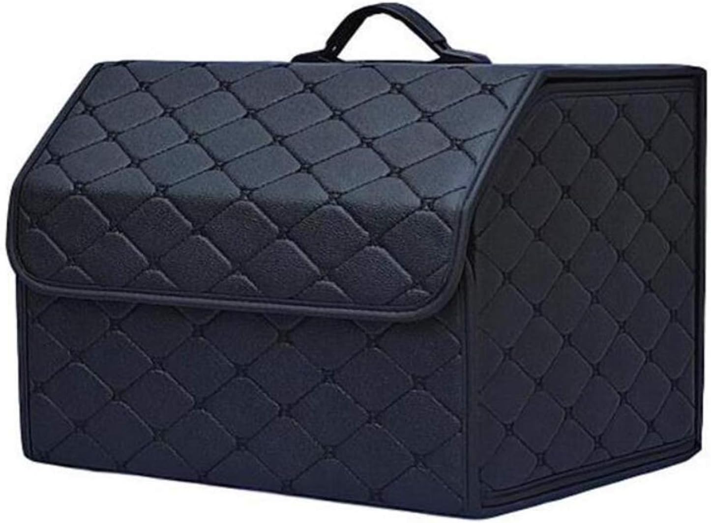 Black Waterproof PU Leather Car Organizer - Pack of 2 P79948