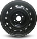 14 Inch 4 Lug Black Steel Rim T381