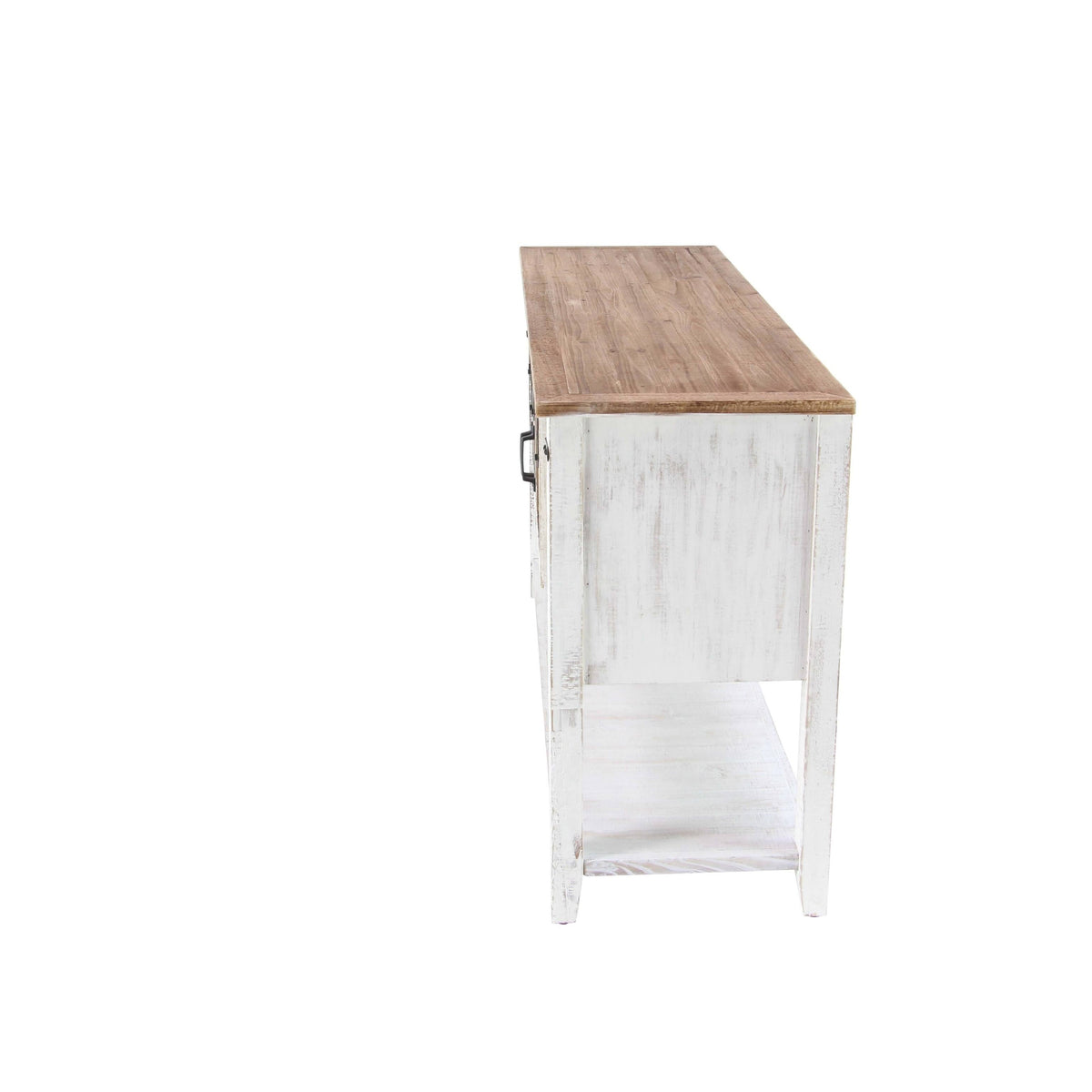 Wood and Metal Console Cabinet E785