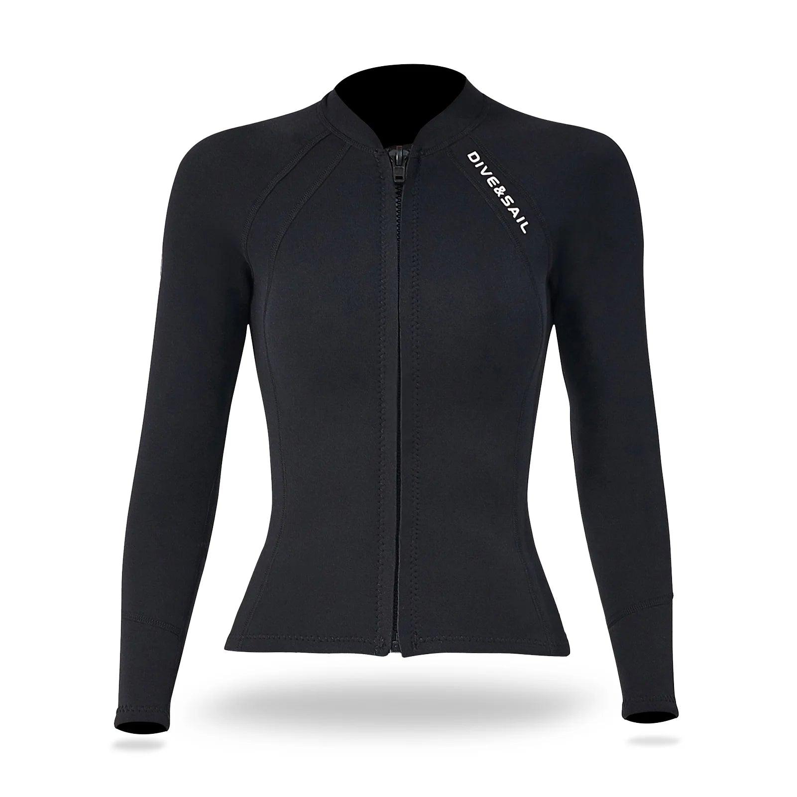 2mm Neoprene Front Zipper Wetsuits Jacket Long Sleeves Z324