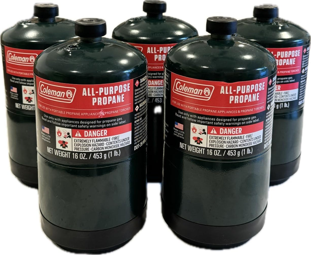 16 oz Propane Fuel Cylinders 5-Pack A197538