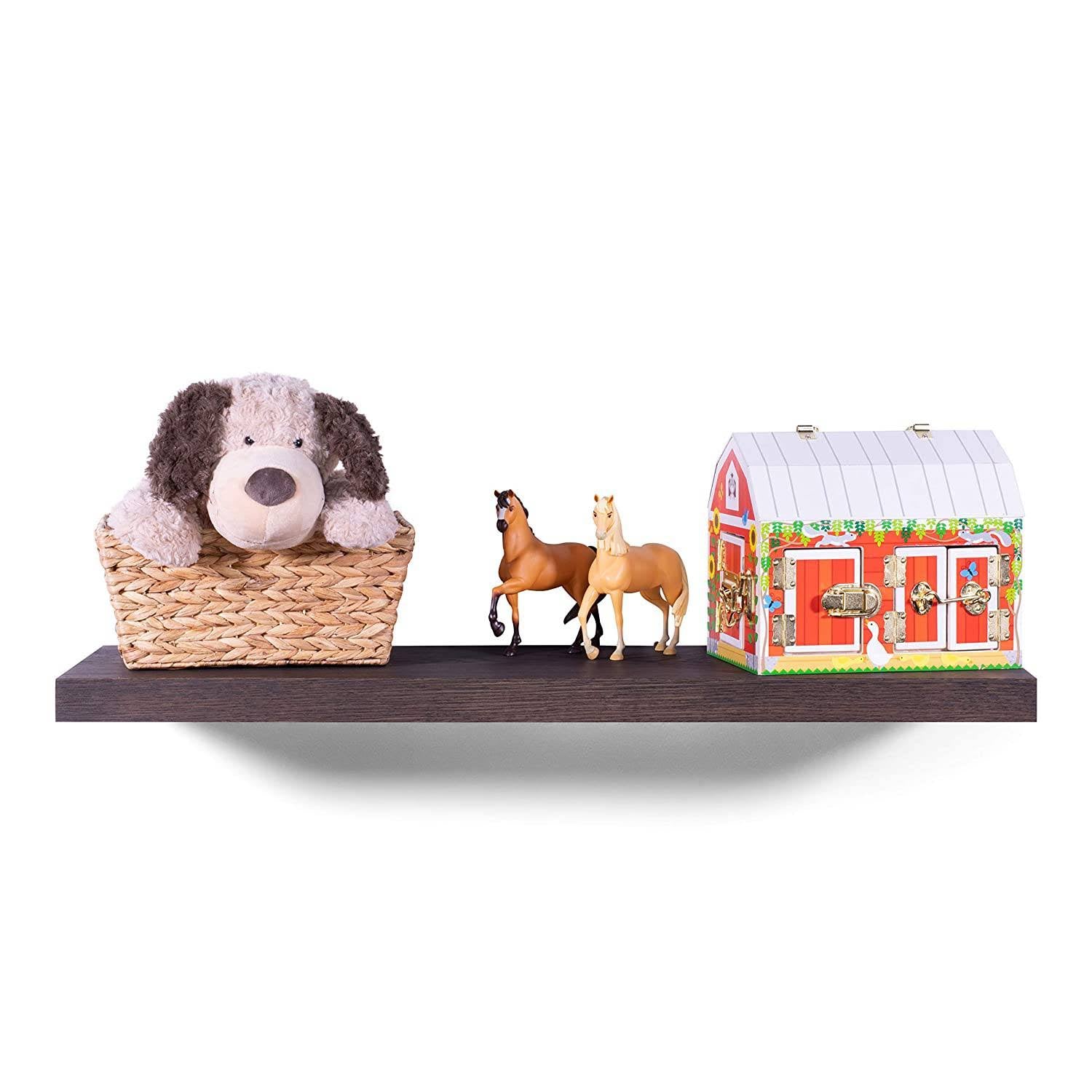 Solid Oak Wood Floating Shelf W210322