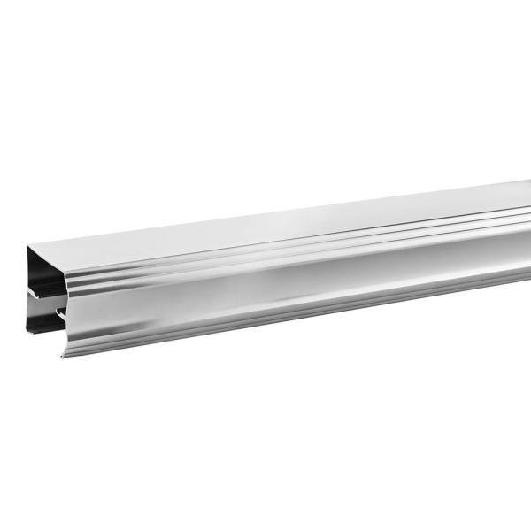 Semi-Frameless Sliding Shower Door in Chrome with Rain Glass M5338