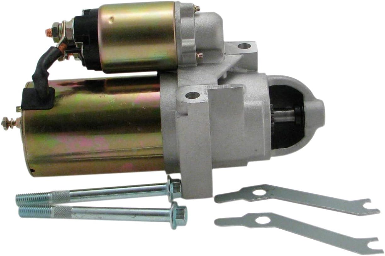 Mini Starter 1.7KW 3HP 168 Tooth Gear Reduction 10 lbs Includes Mounting Hardware Pack of 2 R679794