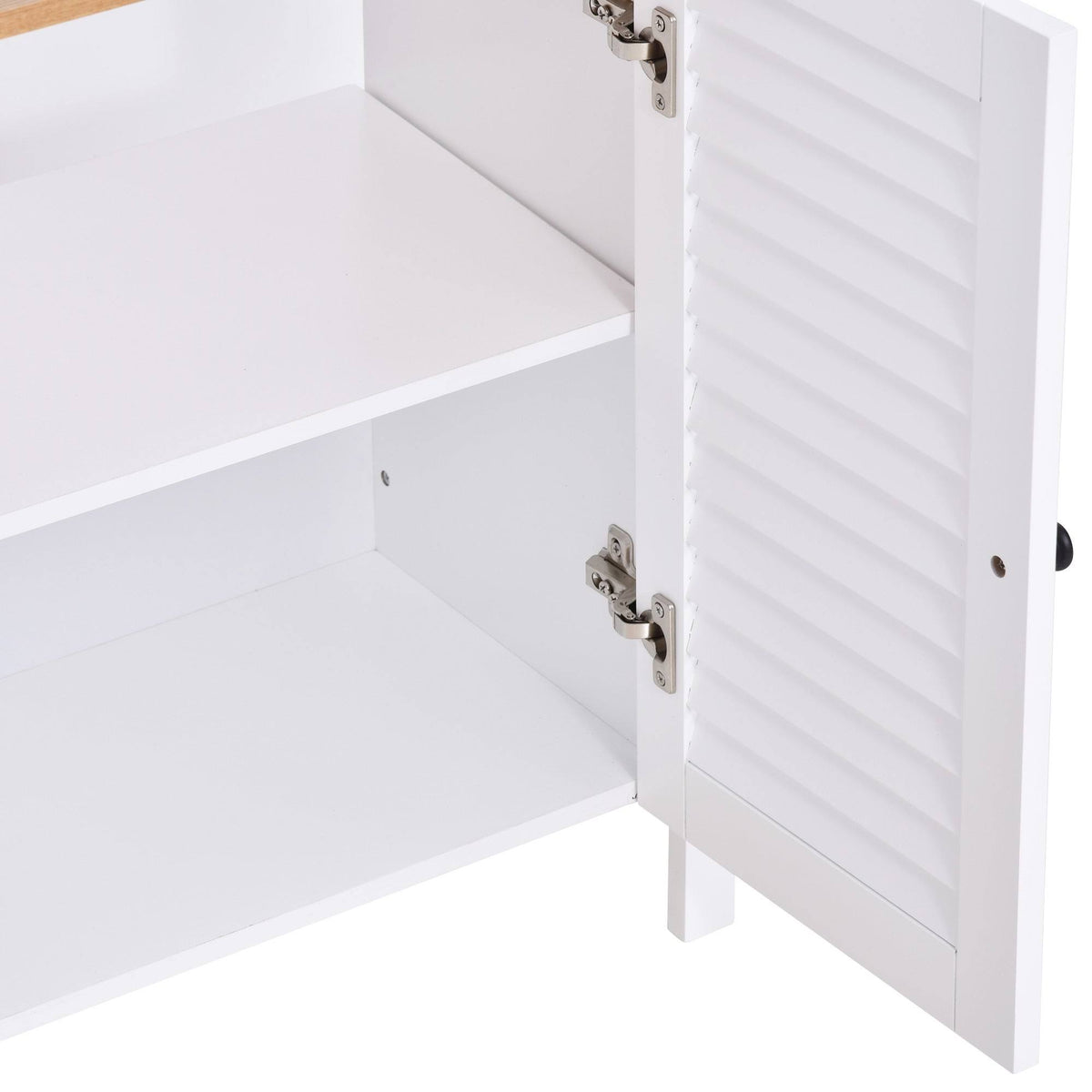 White 2 Door Under-Sink Storage Cabinet J65179