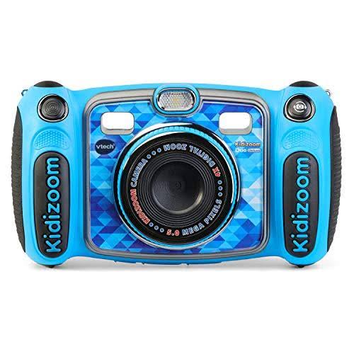 Blue Digital Selfie Camera with MP3 Player Headphones S8837