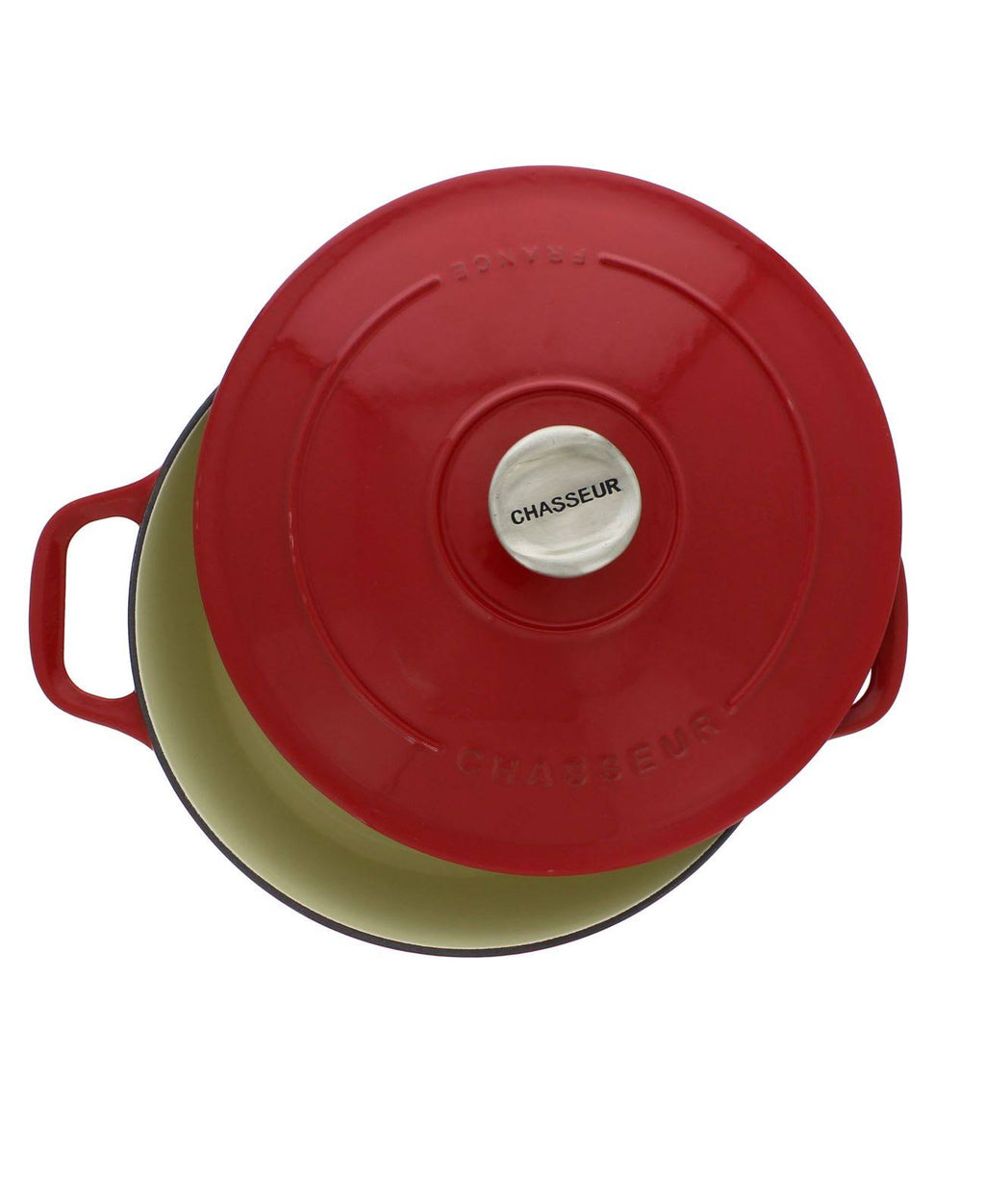 5.5-Quart Red Enameled Cast Iron Round Dutch Oven F3672