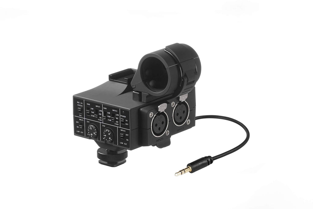 2-Channel XLR On-Camera Audio Adapter and Mixer A766