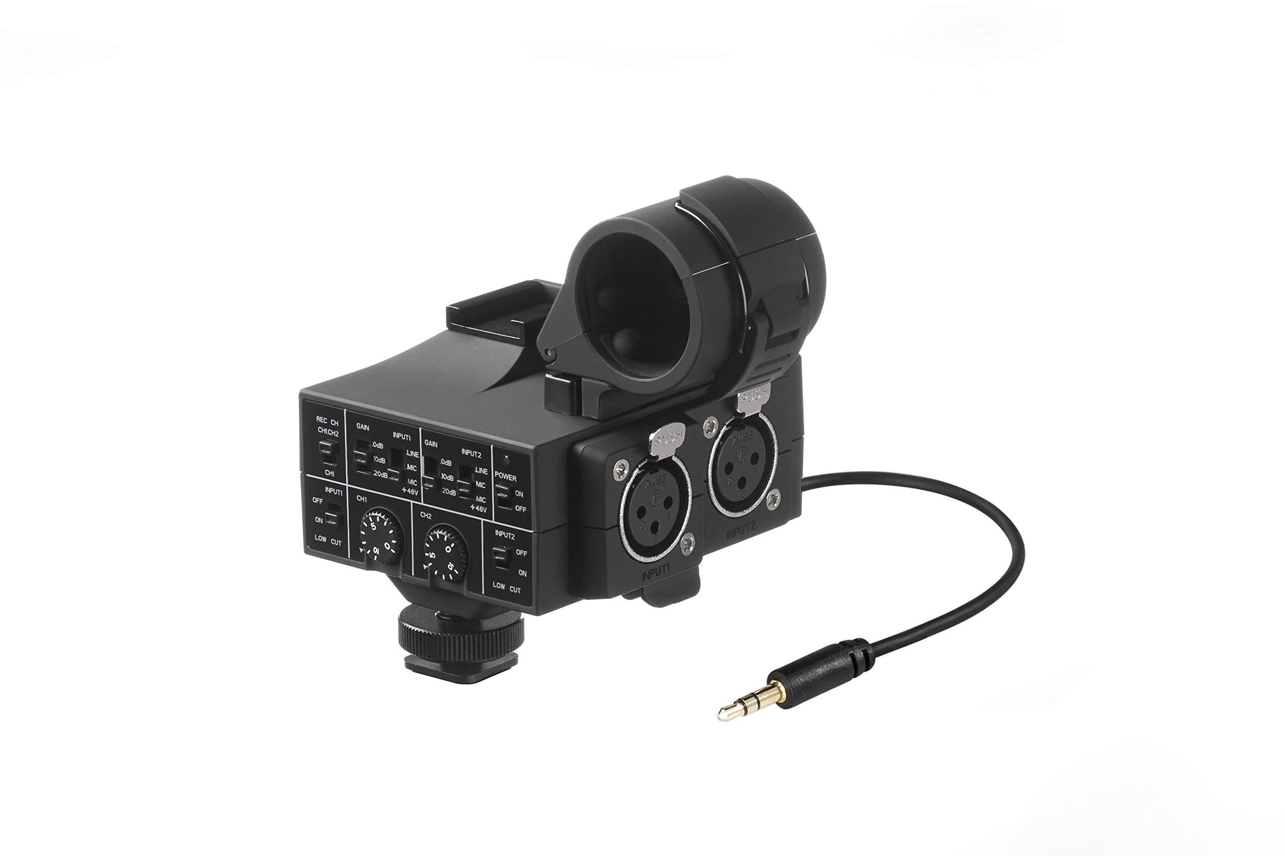 2-Channel XLR On-Camera Audio Adapter and Mixer A766