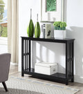 Black Finish Console Table B106121