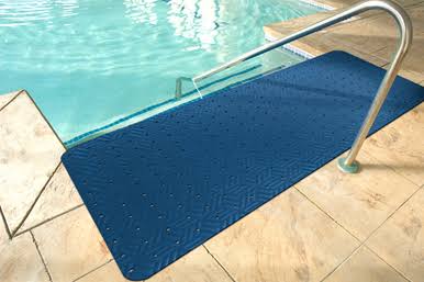 Blue 3 x 10 Wet Step Mat D845