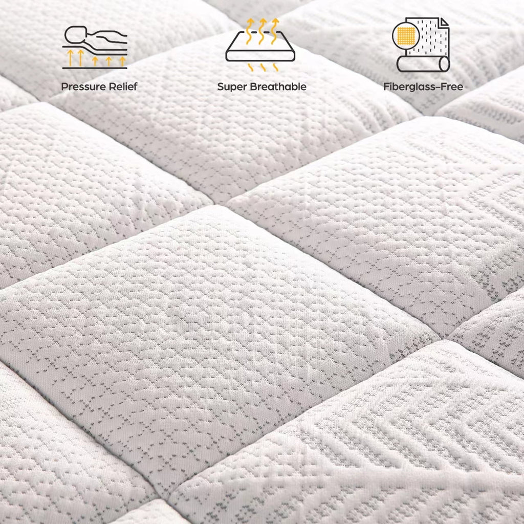 10 Inch Gel Memory Foam Hybrid Mattress G9494