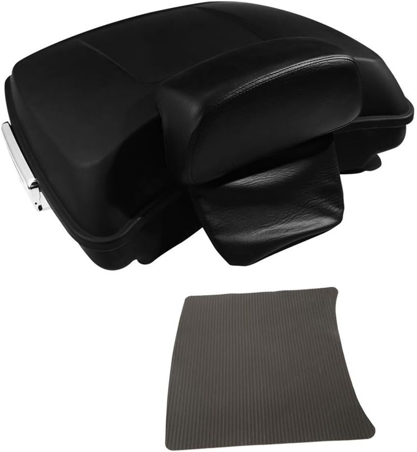 5.5" Tour Pack Trunk with 2-UP Mounting Rack and Backrest V328