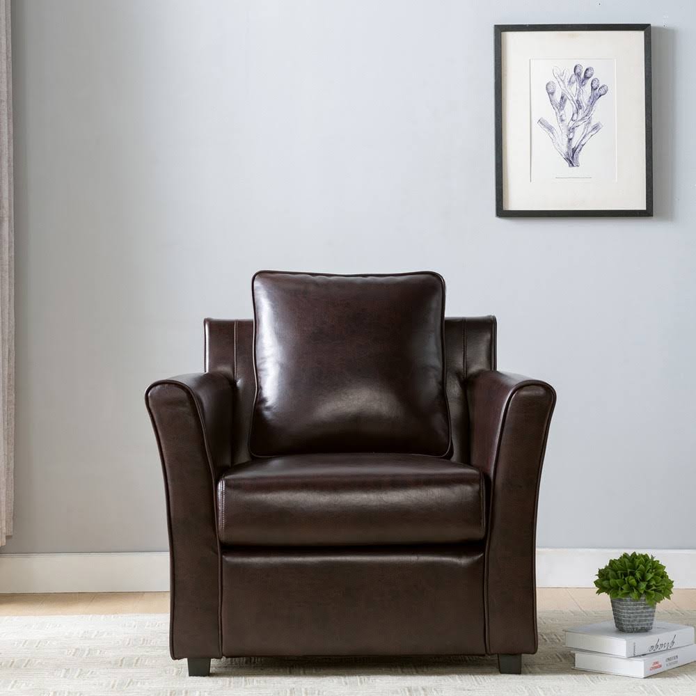 Upholstered Accent Chair Brown T3280