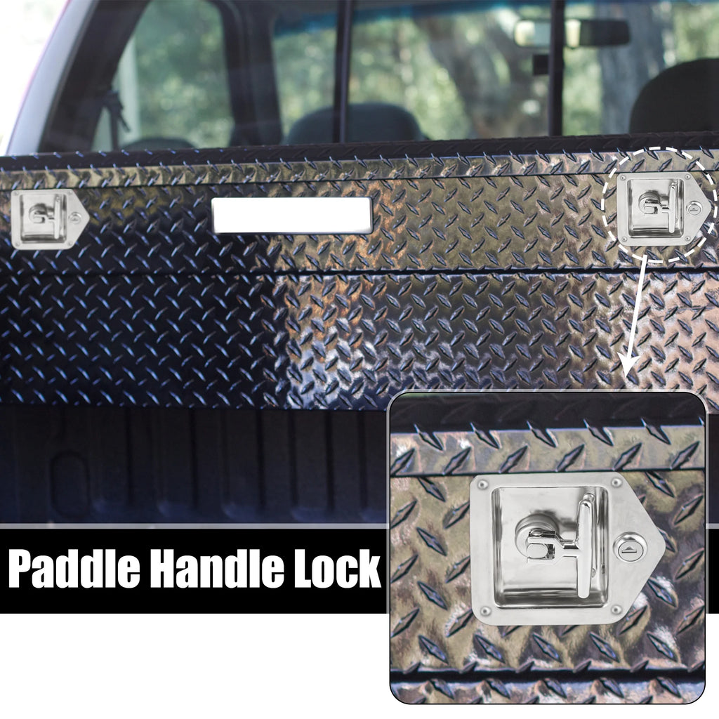 2 Set Stainless Steel Tool Box Lock with Gasket and Keys D893912