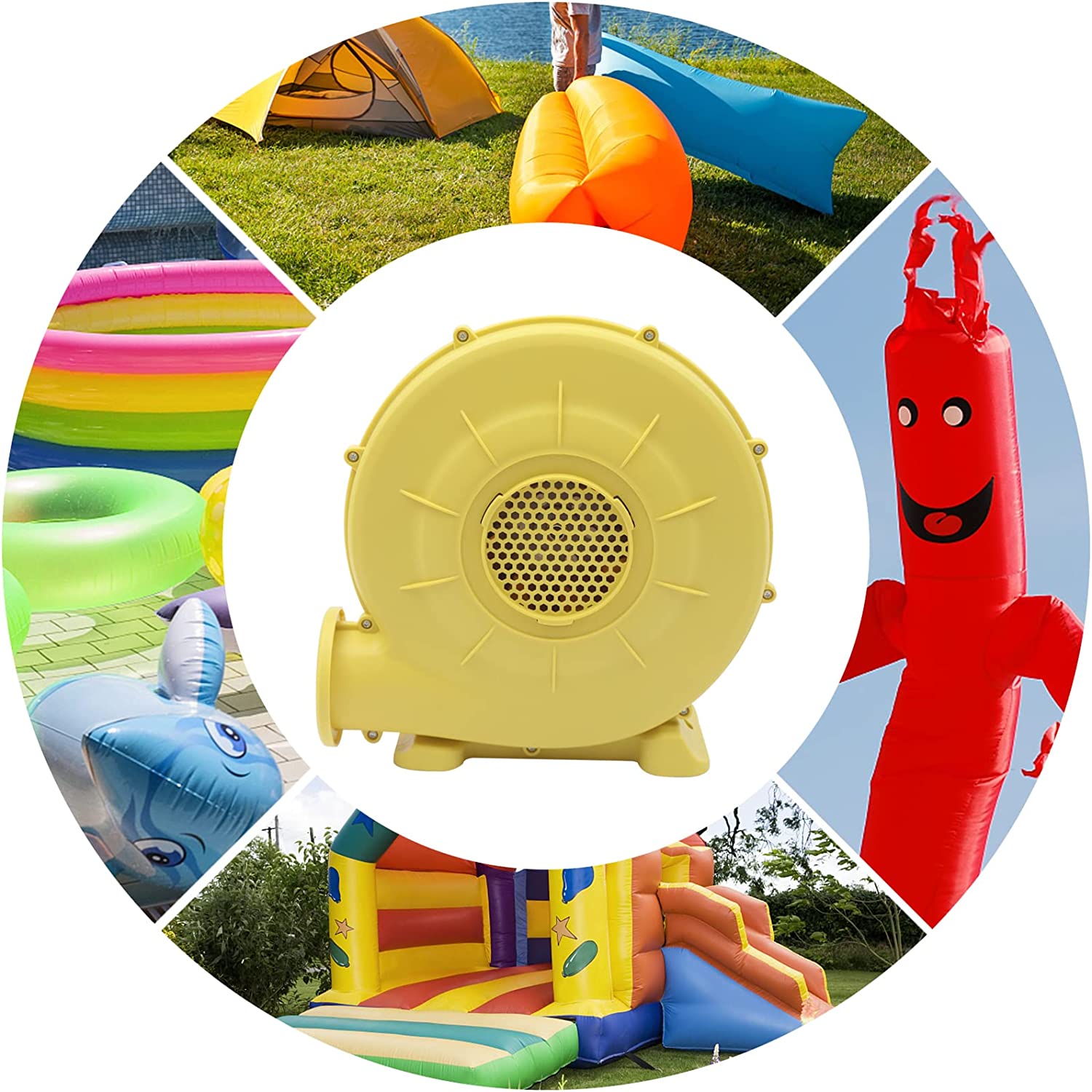 350W Air Blower Pump Fan for Inflatable Bounce House D687348